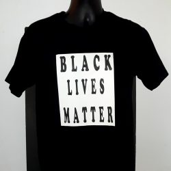 BLM T-Shirt with Black Text