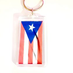 Puerto Rican Flag Keychain