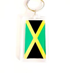 Jamaica Flag Keychain