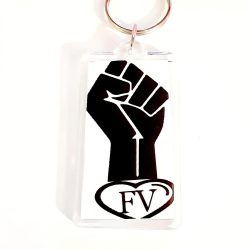 BLM Hand Keychain