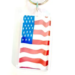 USA Flag Keychain