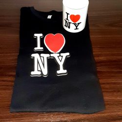 I Love New York shirt with mug