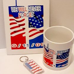 9/11   Mug, Canvas with American Keychain