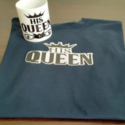 His Queen T- Shirt and Mug set