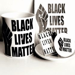 Black Lives Matter Mug, Canvas, Keychain, Button set
