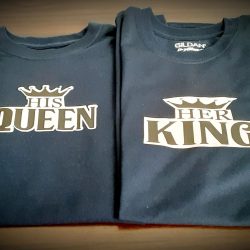 His Queen / Her King T-shirt set
