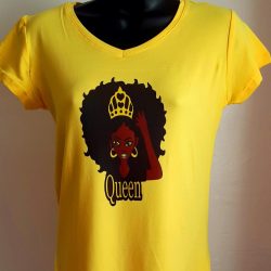 Black Queen Shirt with Crown