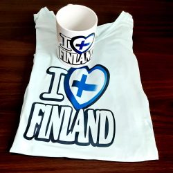 I Love Finland T- Shirt For Both Men and Women